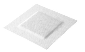PolyMem SILVER CLOTH Island | Met non-woven border