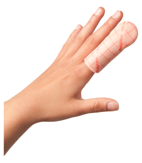 PolyMem op een vinger