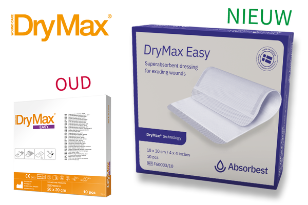DryMax krijgt nieuwe verpakking en (iets) andere naam!