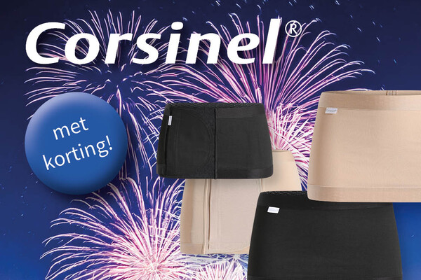 Bestel Corsinel bandages & gordels nu met korting!